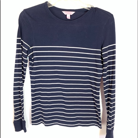 Lilly Pulitzer Tops - Lilly Pulitzer Womens Blue & White Top Sz M